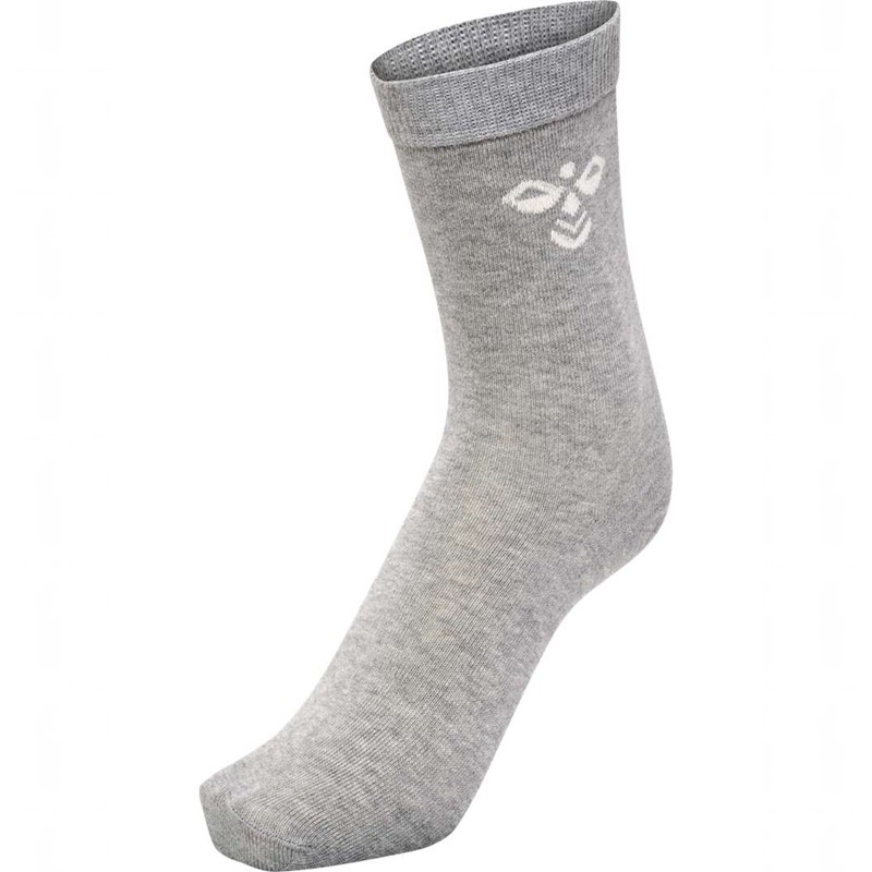 Hummel Sutton 3-pack Sokken Kinderen Grijs | 233533-308