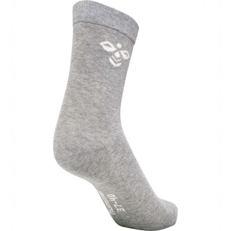 Hummel Sutton 3-pack Sokken Kinderen Grijs | 233533-308