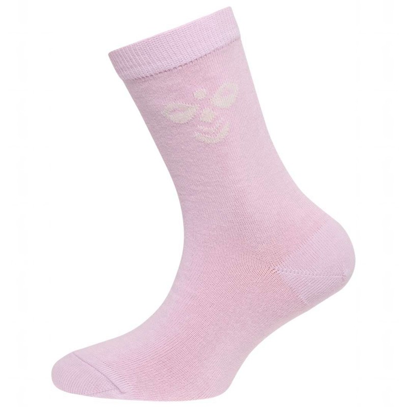 Hummel Sutton 3-pack Sokken Kinderen Roze | 345378-459