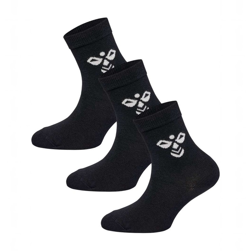 Hummel Sutton 3-pack Sokken Kinderen Zwart | 720724-004