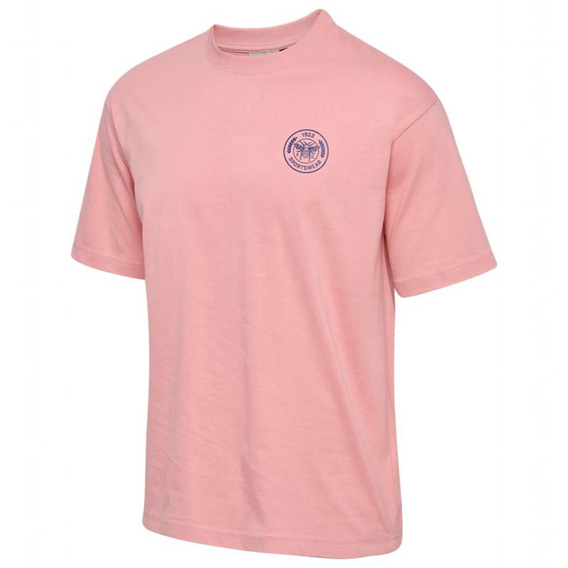 Hummel Swarm Loose T-shirts Heren Roze | 112499-780
