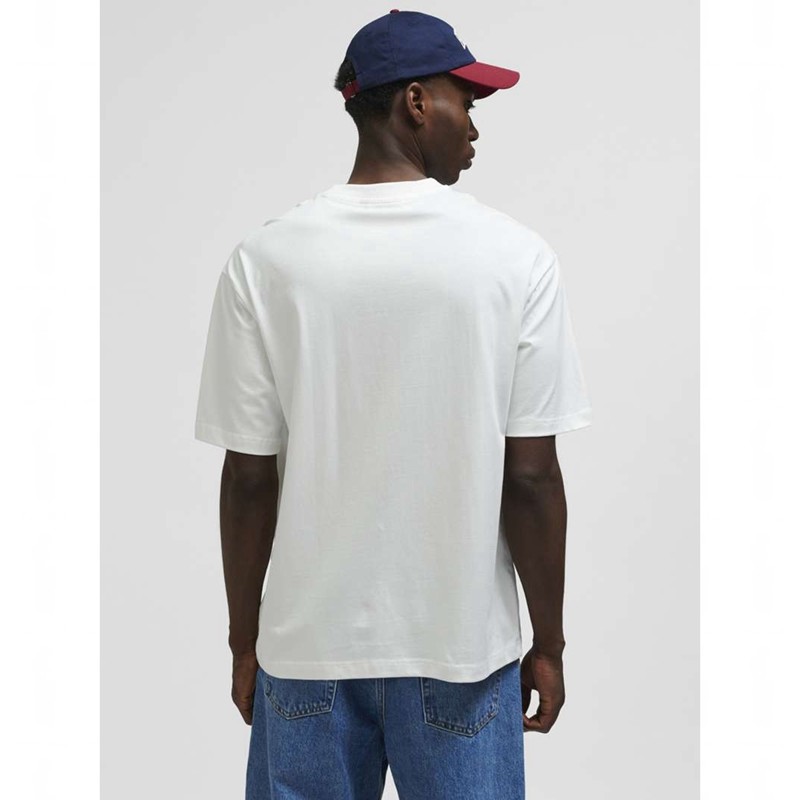 Hummel Swarm Loose T-shirts Heren Wit | 400232-944