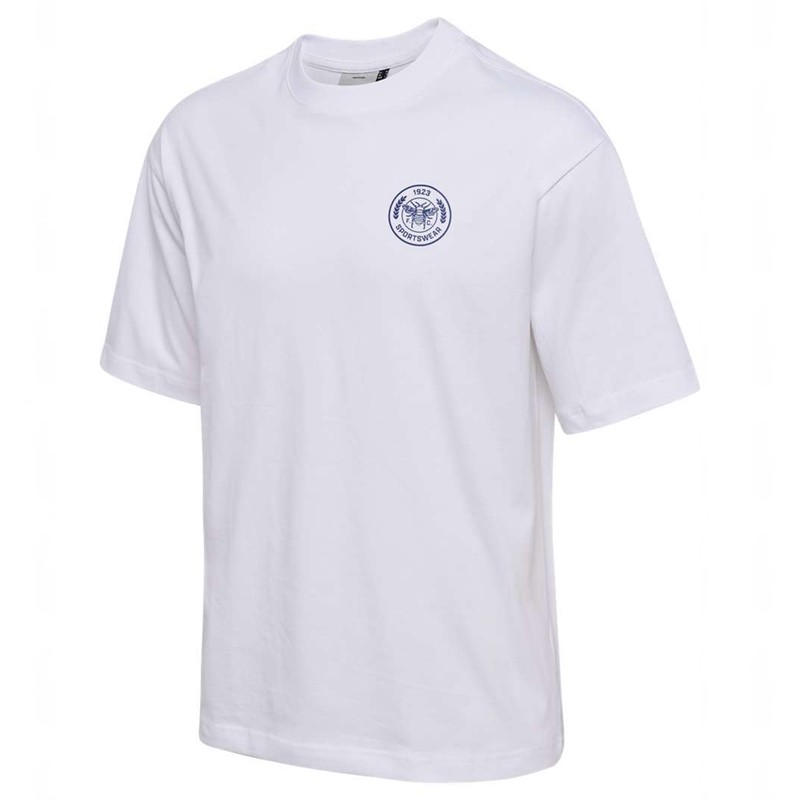 Hummel Swarm Loose T-shirts Heren Wit | 400232-944