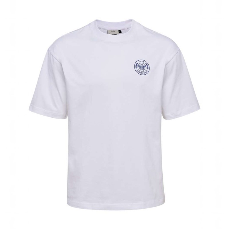 Hummel Swarm Loose T-shirts Heren Wit | 400232-944