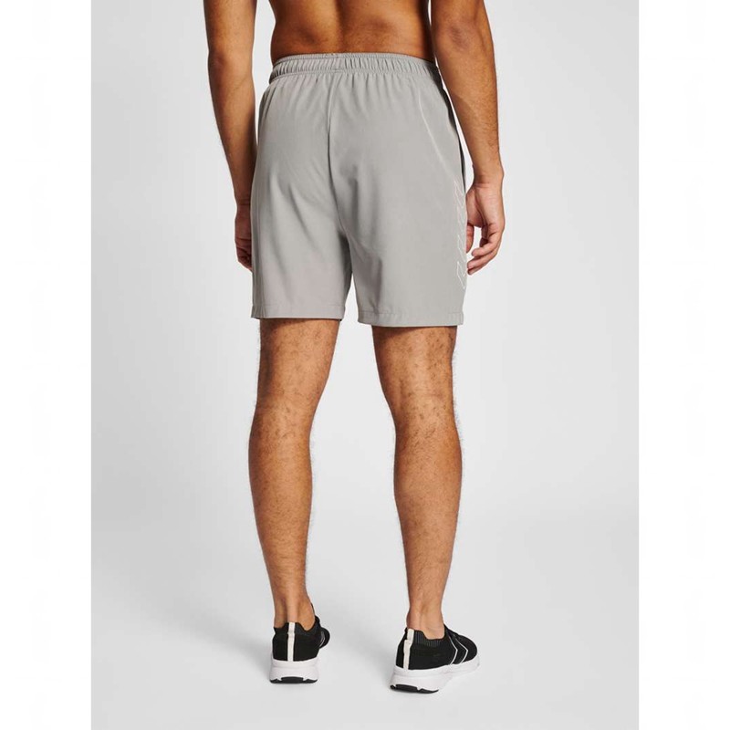 Hummel Te Base Woven Korte Broek Heren Grijs | 230981-305