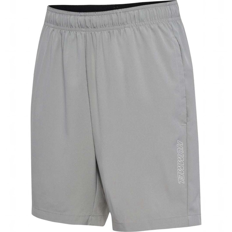 Hummel Te Base Woven Korte Broek Heren Grijs | 230981-305