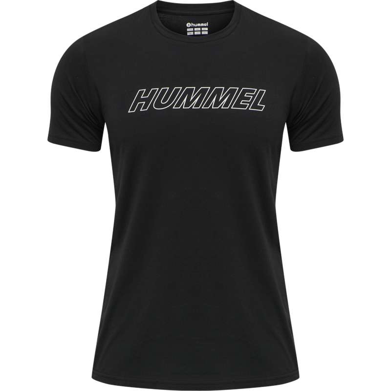Hummel Te Callum 2-pack Cotton T-shirts Heren Zwart | 592742-824