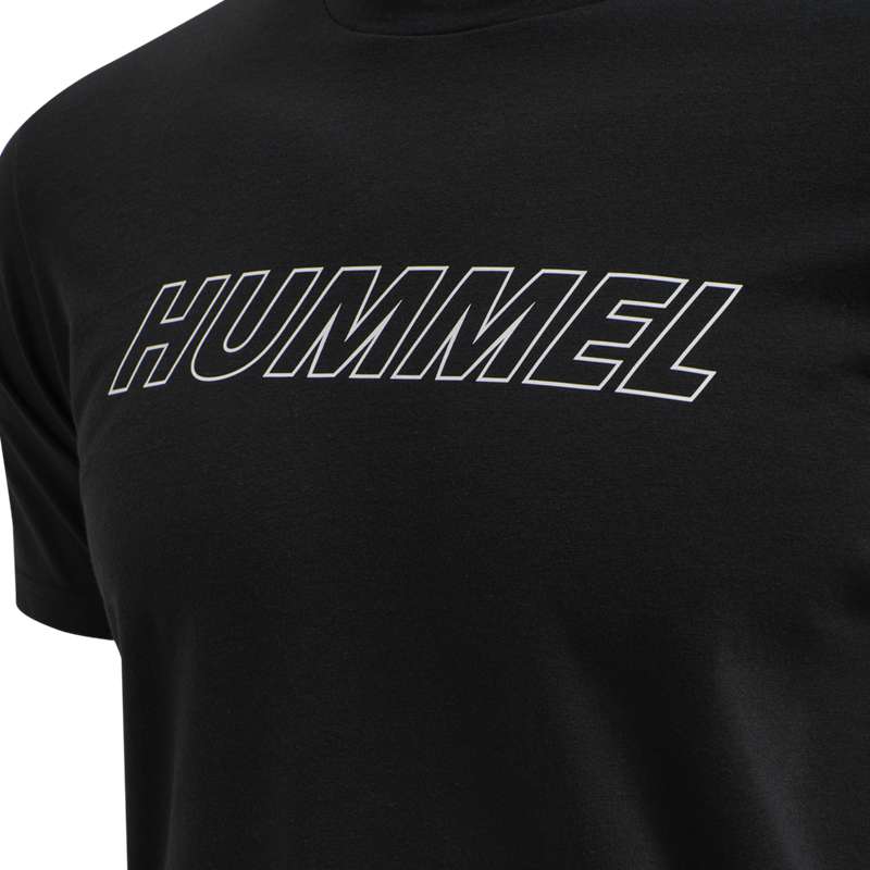 Hummel Te Callum 2-pack Cotton T-shirts Heren Zwart | 592742-824