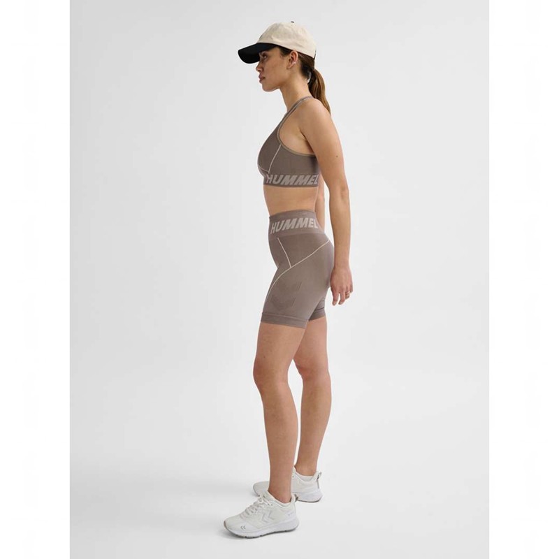 Hummel Te Christel Seamless Top Sport BH Dames Beige | 173580-401