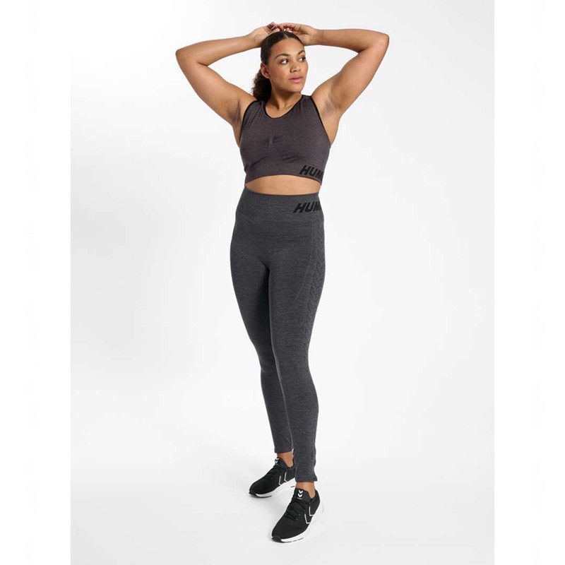 Hummel Te Curve Seamless Sport BH Dames Zwart | 987526-105