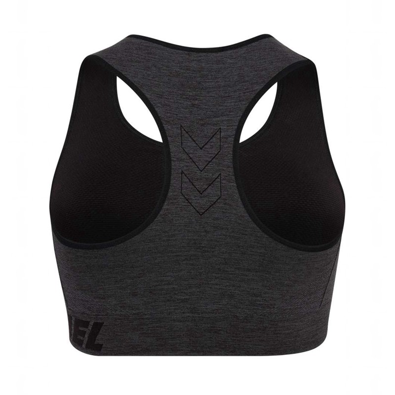 Hummel Te Curve Seamless Sport BH Dames Zwart | 987526-105