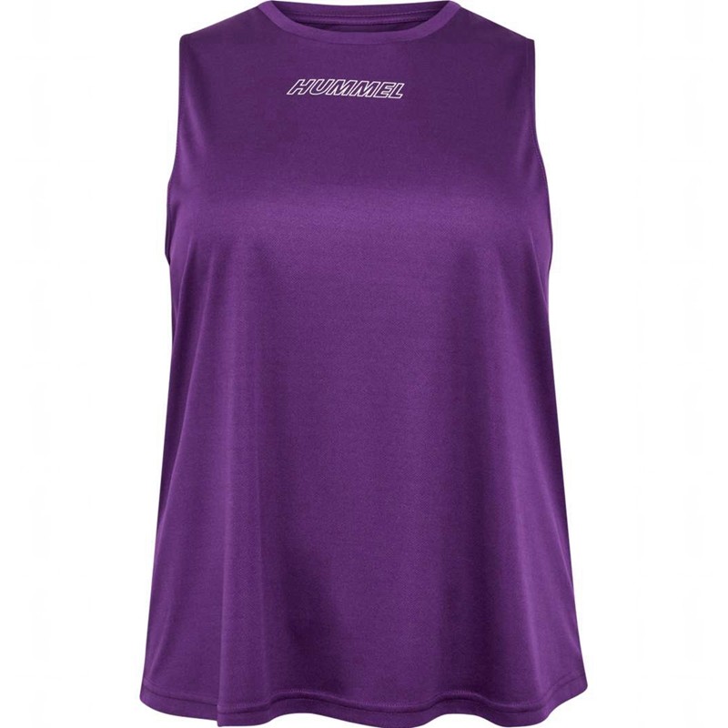 Hummel Te Curvy Plus Tanktop Dames Paars | 695669-136