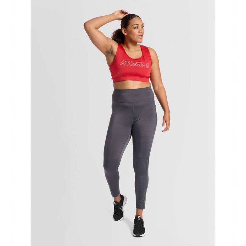 Hummel Te Curvy Plus T-shirts Dames Rood | 383341-291