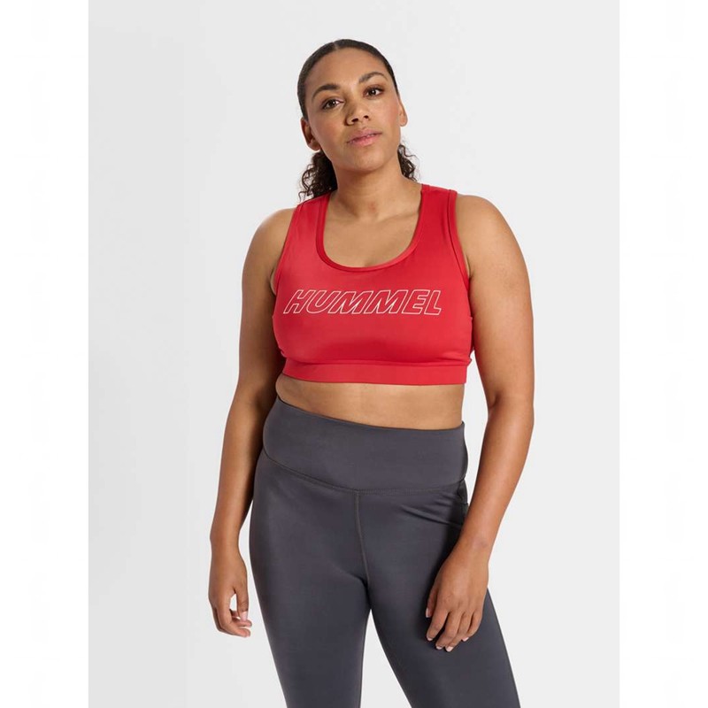 Hummel Te Curvy Plus T-shirts Dames Rood | 383341-291