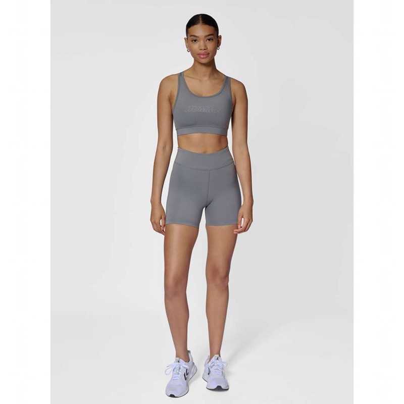 Hummel Te Fundamental Mw Tight Korte Broek Dames Grijs | 262020-376