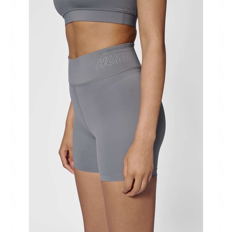 Hummel Te Fundamental Mw Tight Korte Broek Dames Grijs | 262020-376