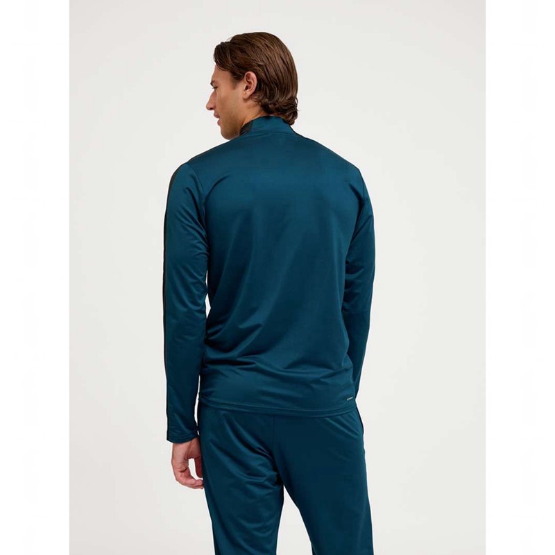 Hummel Te Strength Pl Half Zip Sweatshirts Heren Donkerblauw | 134701-165
