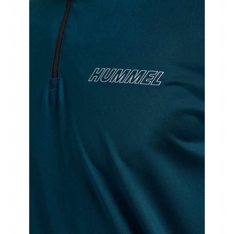Hummel Te Strength Pl Half Zip Sweatshirts Heren Donkerblauw | 134701-165