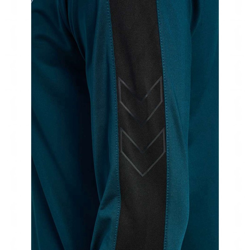 Hummel Te Strength Pl Half Zip Sweatshirts Heren Donkerblauw | 134701-165