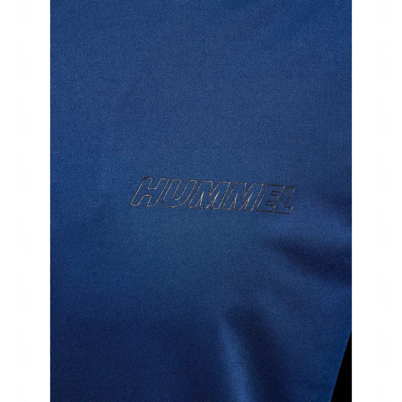 Hummel Te Strength Pl Half Zip Sweatshirts Heren Donkerblauw | 280081-280