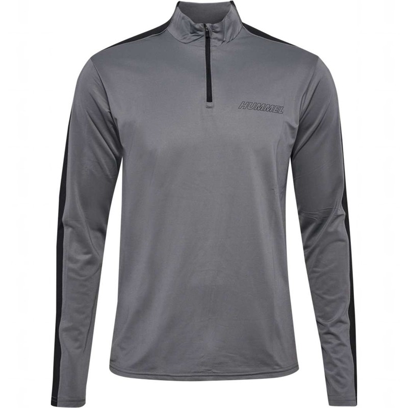 Hummel Te Strength Pl Half Zip Sweatshirts Heren Grijs | 056601-520
