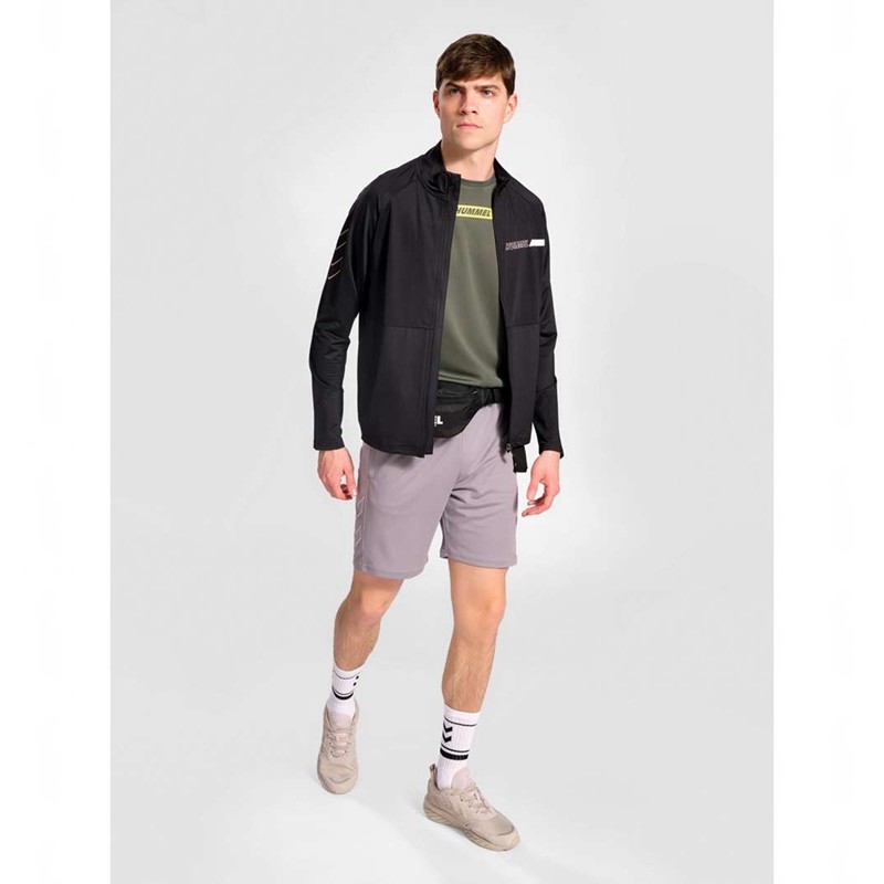 Hummel Te Strength Training Track Top Sweatshirts Heren Zwart | 547712-823