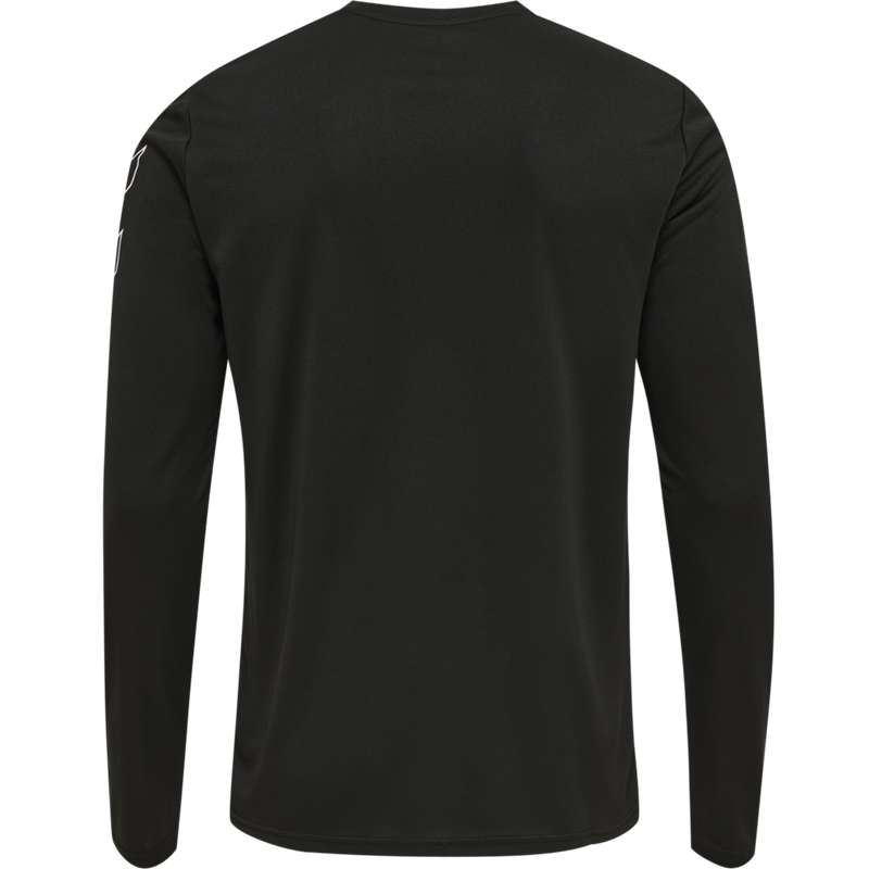 Hummel Te Tihalt L/S T-shirts Heren Zwart | 034100-129