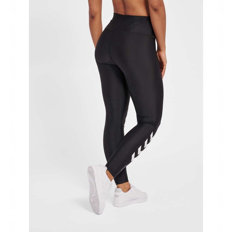 Hummel Te Tola High Waist Hardloopbroek Dames Zwart | 119349-679