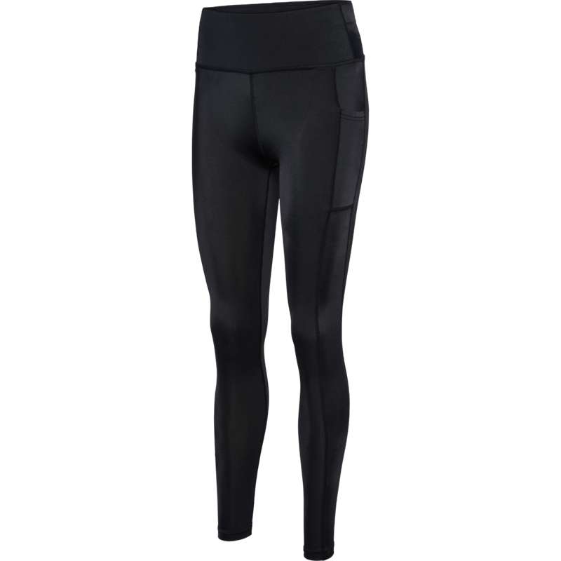 Hummel Te Tola High Waist Hardloopbroek Dames Zwart | 119349-679