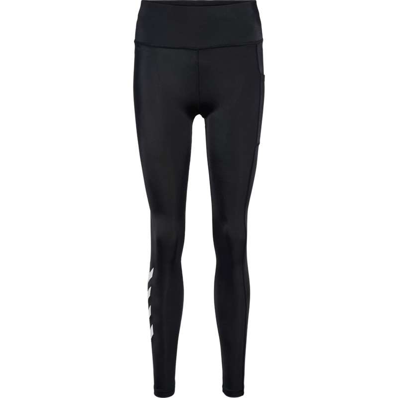 Hummel Te Tola High Waist Hardloopbroek Dames Zwart | 119349-679
