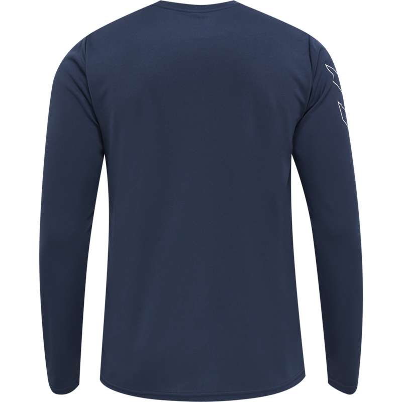 Hummel Te Topaz L/S T-shirts Heren Donkerblauw | 422039-698