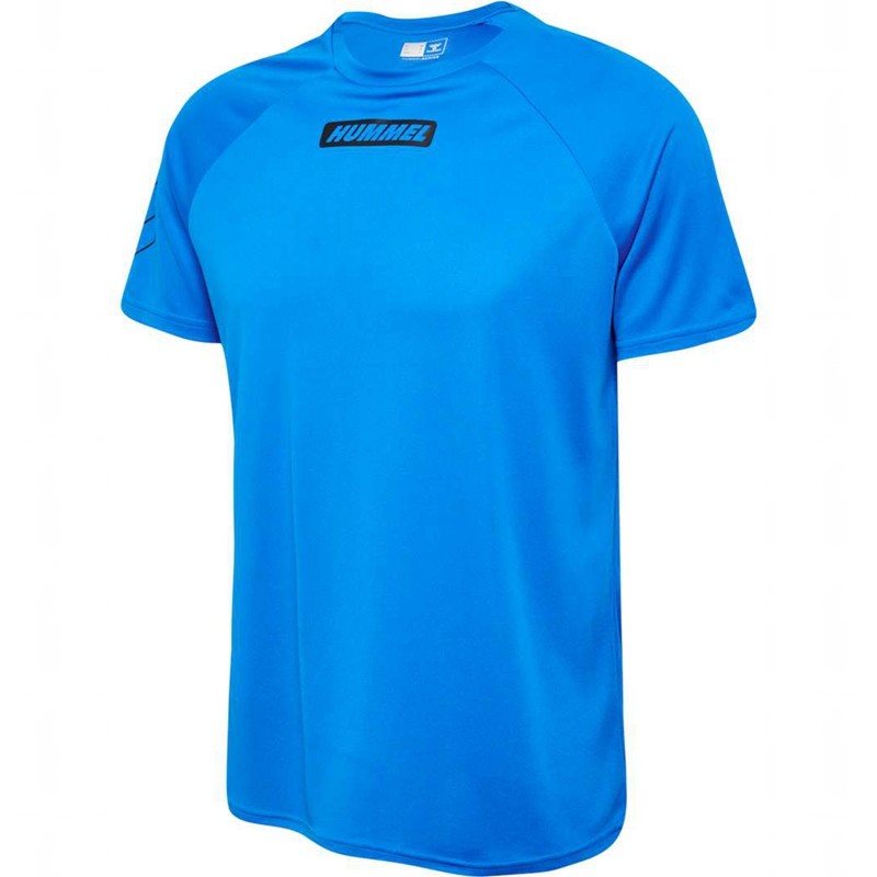 Hummel Te Topaz T-shirts Heren Blauw | 361465-687