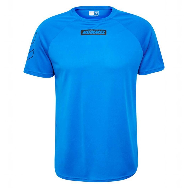 Hummel Te Topaz T-shirts Heren Blauw | 361465-687