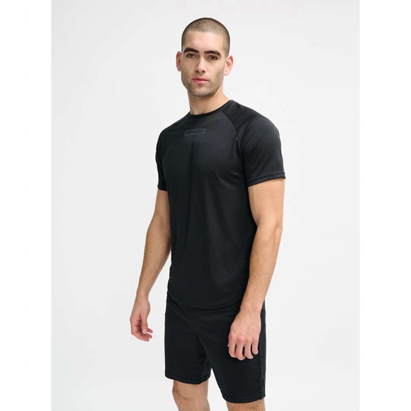 Hummel Te Topaz T-shirts Heren Zwart | 535585-980