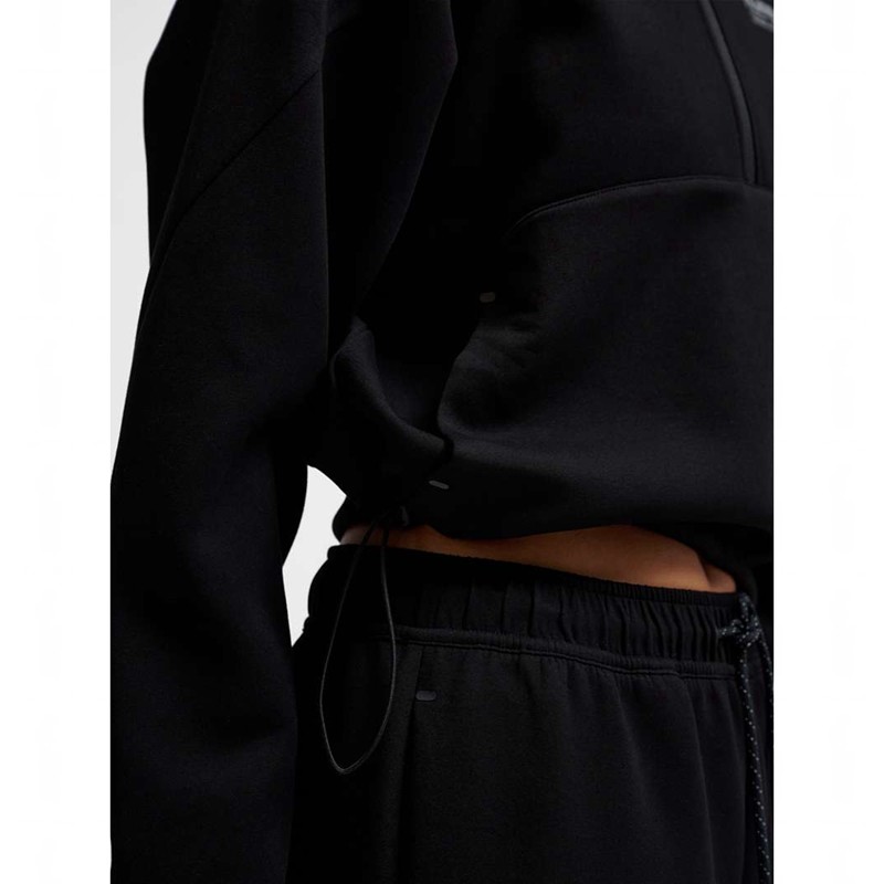 Hummel Tech Fleece Boxy Half Zip Broek Dames Zwart | 431700-885