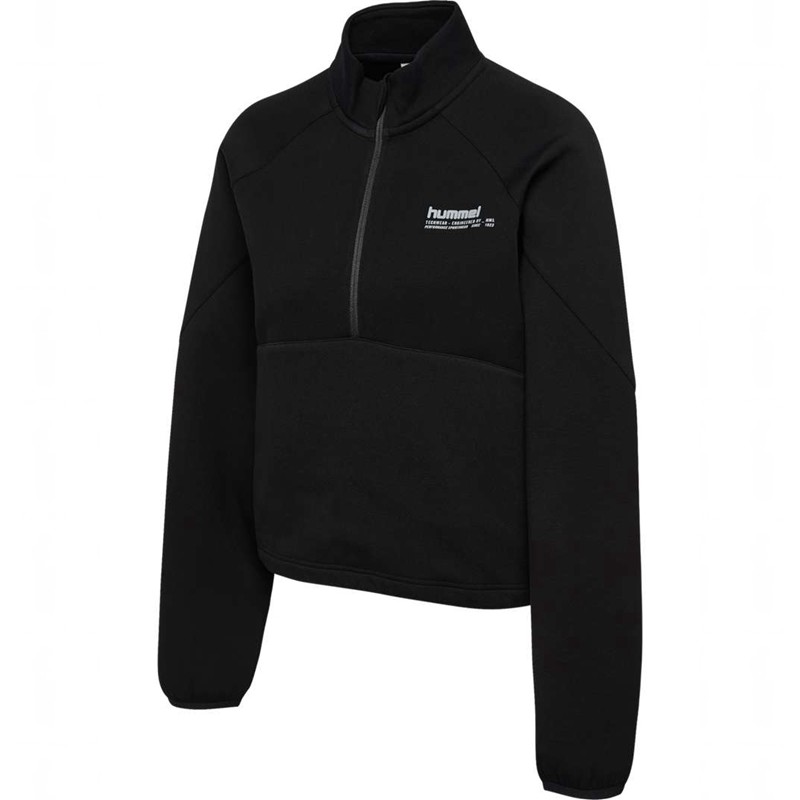 Hummel Tech Fleece Boxy Half Zip Broek Dames Zwart | 431700-885