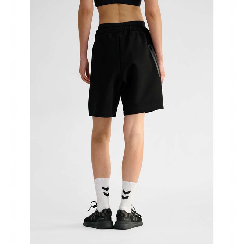 Hummel Tech Fleece Korte Broek Heren Zwart | 465670-052