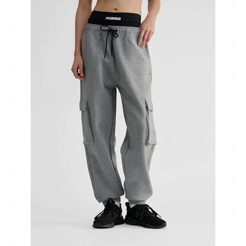 Hummel Tech Fleece Loose Cargo Broek Heren Grijs | 104080-690
