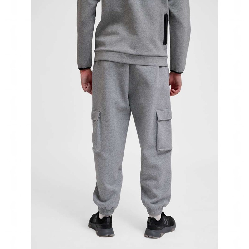 Hummel Tech Fleece Loose Cargo Broek Heren Grijs | 104080-690
