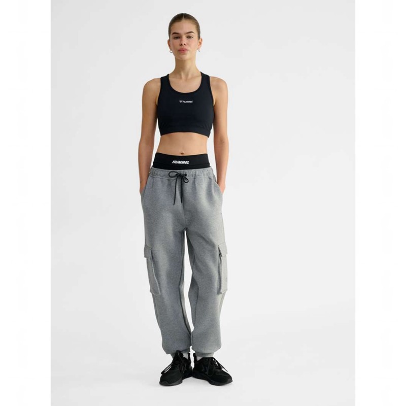 Hummel Tech Fleece Loose Cargo Broek Heren Grijs | 104080-690