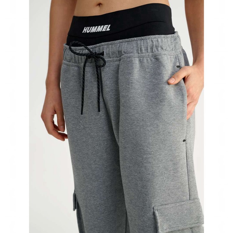 Hummel Tech Fleece Loose Cargo Broek Heren Grijs | 104080-690