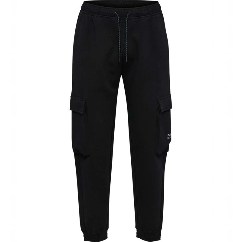 Hummel Tech Fleece Loose Cargo Broek Heren Zwart | 641272-500