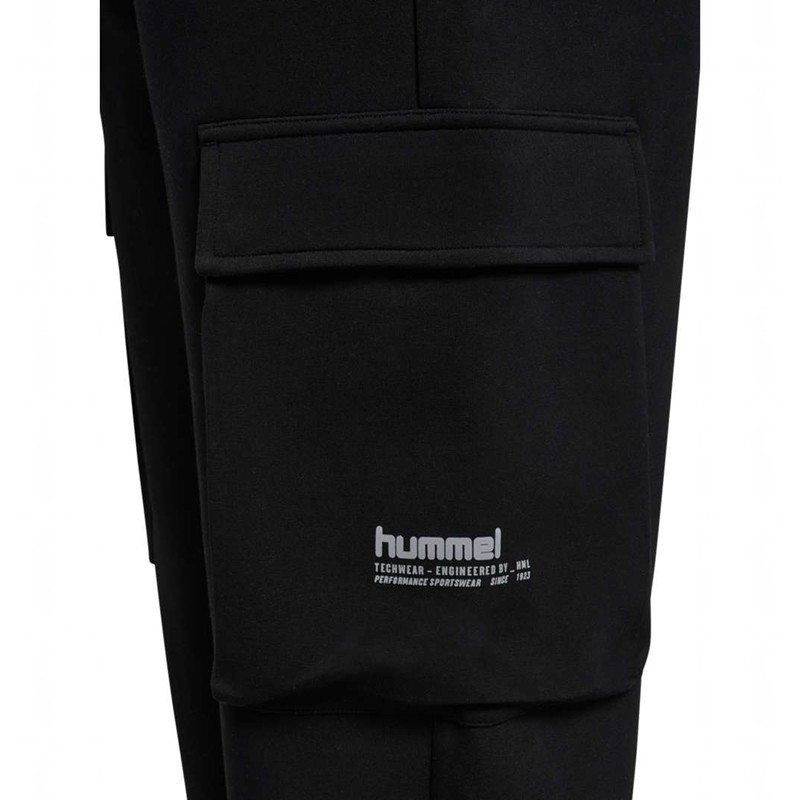 Hummel Tech Fleece Loose Cargo Broek Heren Zwart | 641272-500