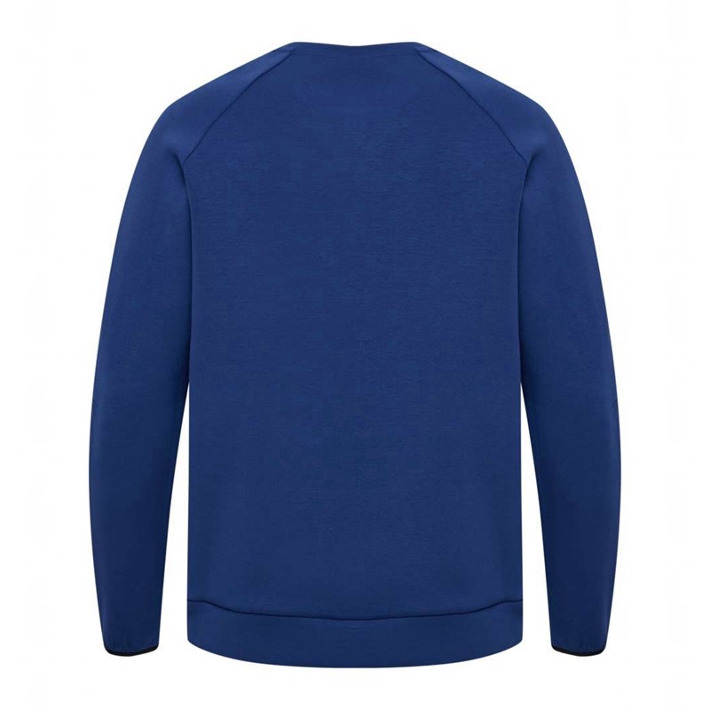 Hummel Tech Fleece Regular Crew Sweatshirts Heren Blauw | 659649-632