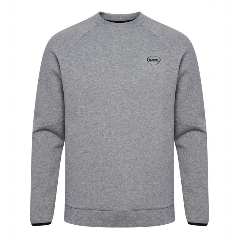Hummel Tech Fleece Regular Crew Sweatshirts Heren Grijs | 274845-476