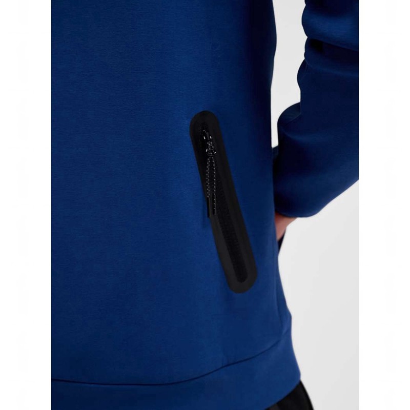 Hummel Tech Fleece Regular Zip Hoodie Heren Blauw | 776353-913