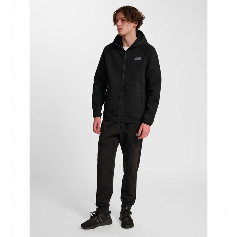 Hummel Tech Fleece Regular Zip Hoodie Heren Zwart | 092904-872