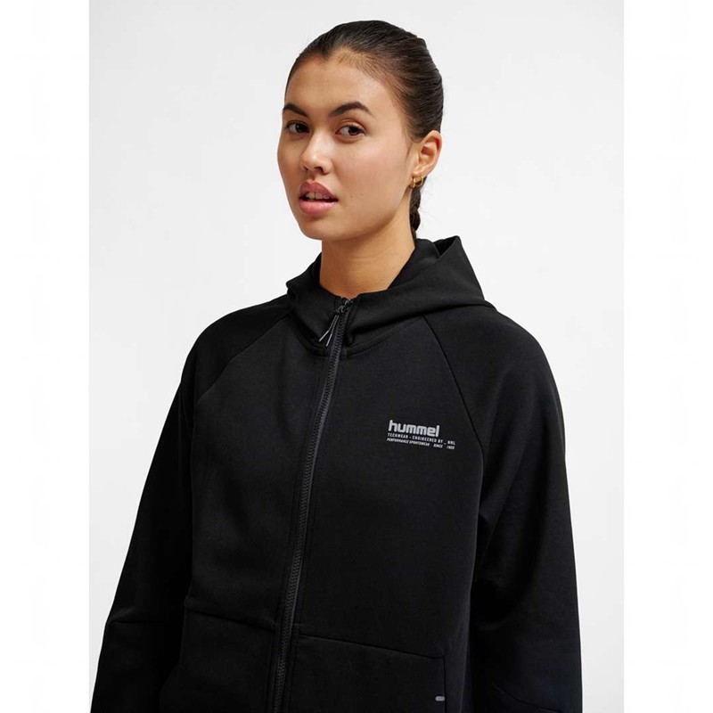 Hummel Tech Fleece Regular Zip Hoodie Heren Zwart | 092904-872