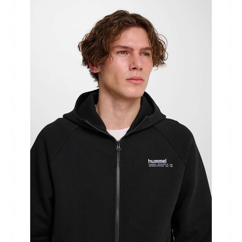 Hummel Tech Fleece Regular Zip Hoodie Heren Zwart | 092904-872
