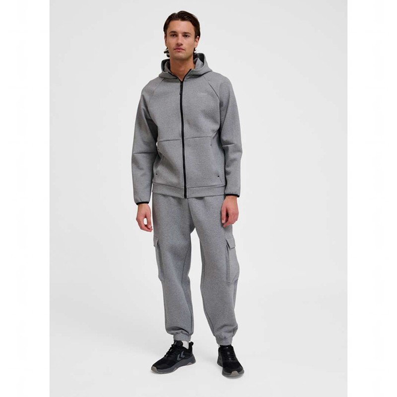 Hummel Tech Fleece Regular Zip Hoodie Heren Grijs | 894053-785